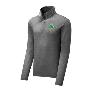 Shamrock Kelly Triblend Quarter Zip Pullover