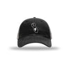F-Bomb Carbon Fiber Patch Soft Mesh Trucker Hat - BLACK/CHARCOAL