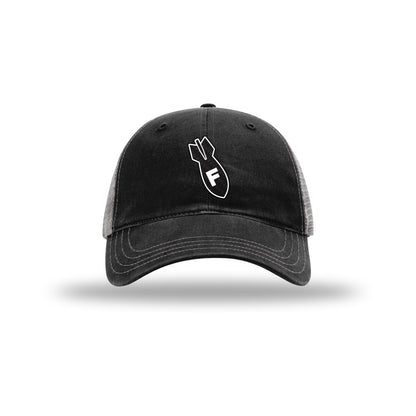 F-Bomb Carbon Fiber Patch Soft Mesh Trucker Hat