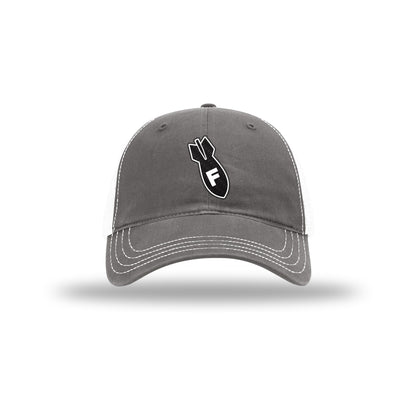 F-Bomb Carbon Fiber Patch Soft Mesh Trucker Hat