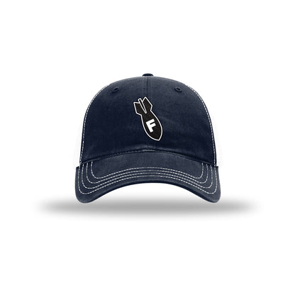 F-Bomb Carbon Fiber Patch Soft Mesh Trucker Hat