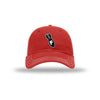 F-Bomb Carbon Fiber Patch Soft Mesh Trucker Hat - RED/WHITE