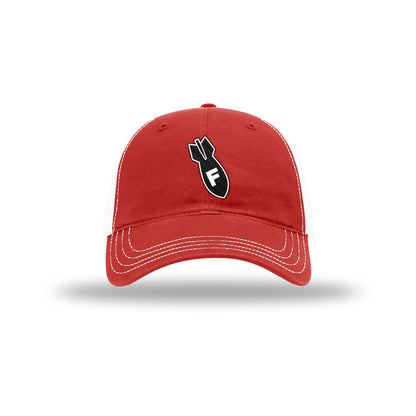F-Bomb Carbon Fiber Patch Soft Mesh Trucker Hat