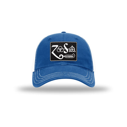 Zoso Combo Carbon Fiber Patch Soft Mesh Trucker Hat