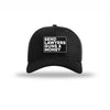 Send Lawyers Guns & Money Carbon Fiber Patch Structured Hat - BLACK