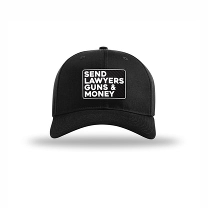 Send Lawyers Guns & Money Carbon Fiber Patch Structured Hat