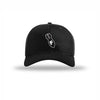 F-Bomb Carbon Fiber Patch Structured Hat - BLACK