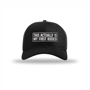 My First Rodeo Carbon Fiber Patch Structured Hat