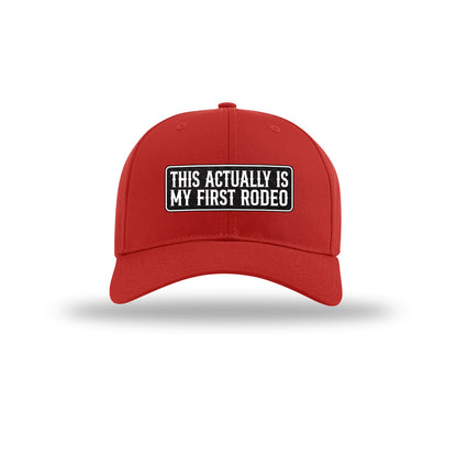 My First Rodeo Carbon Fiber Patch Structured Hat