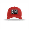 Zoso Combo Carbon Fiber Patch Structured Hat - RED