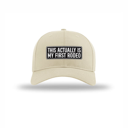 My First Rodeo Carbon Fiber Patch Structured Hat