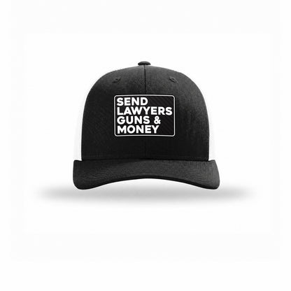 Send Lawyers Guns & Money Carbon Fiber Patch Structured Trucker