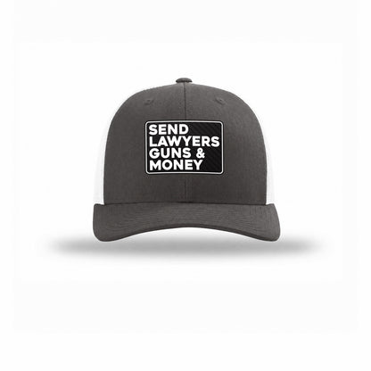 Send Lawyers Guns & Money Carbon Fiber Patch Structured Trucker