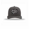 Zoso Combo Carbon Fiber Patch Structured Trucker - CHARCOAL