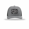 Zoso Combo Carbon Fiber Patch Structured Trucker - HEATHER GREY/BLACK