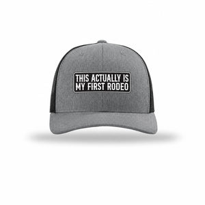 My First Rodeo Carbon Fiber Patch Structured Trucker