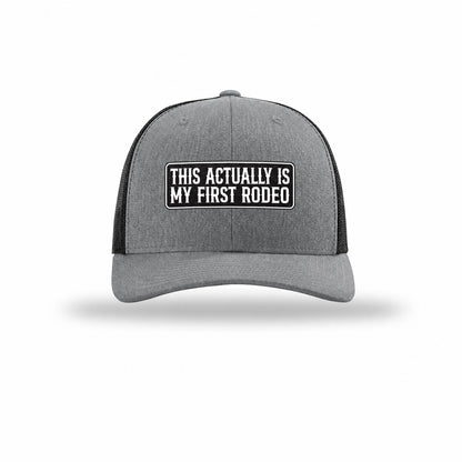 My First Rodeo Carbon Fiber Patch Structured Trucker