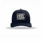 I Don't Feel Tardy Carbon Fiber Patch Structured Trucker