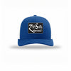 Zoso Combo Carbon Fiber Patch Structured Trucker - ROYAL