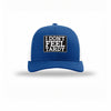 I Don't Feel Tardy Carbon Fiber Patch Structured Trucker - ROYAL
