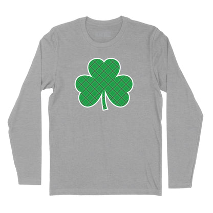 Tartan Shamrock Long Sleeve T-Shirt