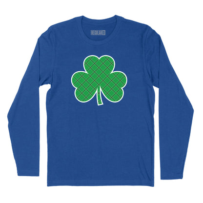 Tartan Shamrock Long Sleeve T-Shirt