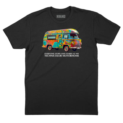 Technicolor Motorhome T-Shirt (Inspired by Steely Dan)