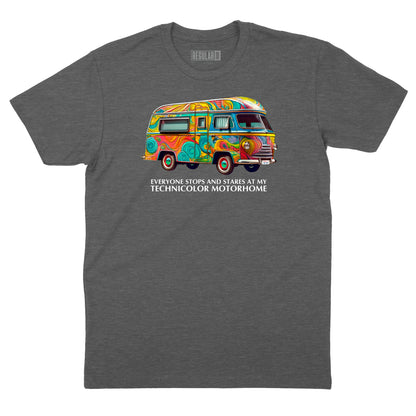 Technicolor Motorhome T-Shirt (Inspired by Steely Dan)