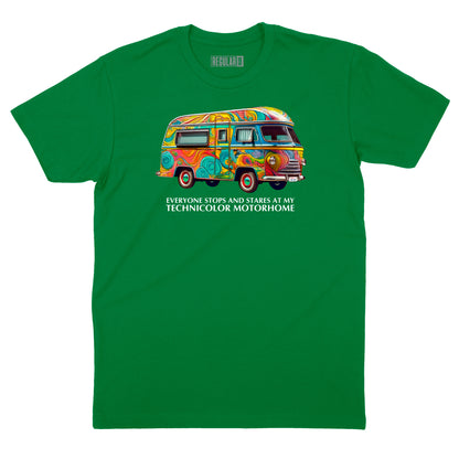 Technicolor Motorhome T-Shirt (Inspired by Steely Dan)