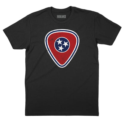 Tennessee Flag Guitar Pick T-Shirt