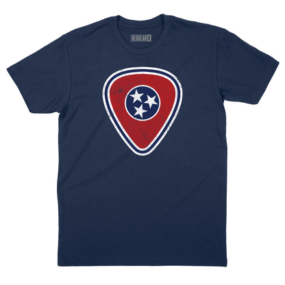 Tennessee Flag Guitar Pick T-Shirt