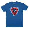 Tennessee Flag Guitar Pick T-Shirt - Royal