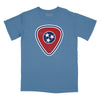 Tennessee Flag Guitar Pick Relaxed Fit T-Shirt - Slate