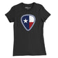 Texas Flag Guitar Pick Womens T-Shirt