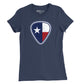 Texas Flag Guitar Pick Womens T-Shirt