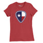 Texas Flag Guitar Pick Womens T-Shirt