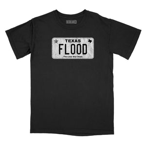 Texas Flood Licence Plate Relaxed Fit T-Shirt