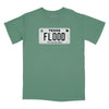 Texas Flood Licence Plate Relaxed Fit T-Shirt - PIne