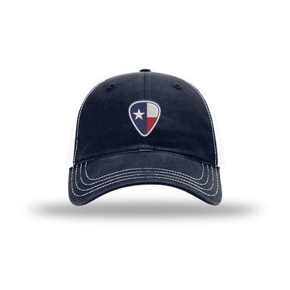 Texas Flag Guitar Pick - Soft Mesh Trucker