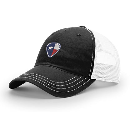 Texas Flag Guitar Pick - Soft Mesh Trucker