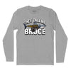 They Call Me Bruce Long Sleve T-Shirt (Inspired by JAWS) - Heather Grey