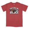 They Call Me Bruce Relaxed T-Shirt (Inspired by JAWS) - BRICK