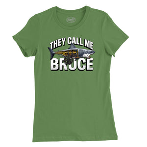 They Call Me Bruce Womens T-Shirt (Inspired by JAWS)
