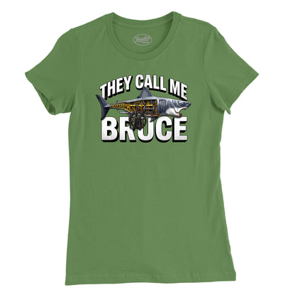 They Call Me Bruce Womens T-Shirt (Inspired by JAWS)