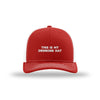 This is My Drinking Hat Structured Trucker - RED