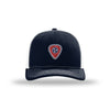 Tennessee Flag Guitar Pick Structured Trucker - NAVY