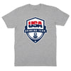 USA Drinking Team T-Shirt - Heather Gray