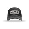 Whiskey Bent & Hell Bound Soft Mesh Trucker - BLACK