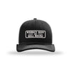 Whiskey Bent & Hell Bound Structured Trucker - BLACK