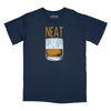 Whiskey Neat Relaxed Fit T-Shirt - Navy
